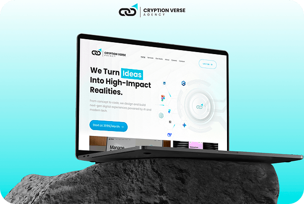 Cryption Verse Website Design & Development - Case Study