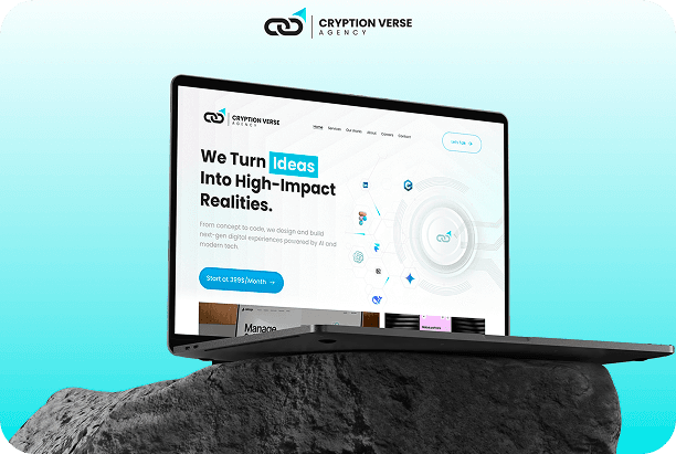 Cryption Verse Website Design & Development - Case Study